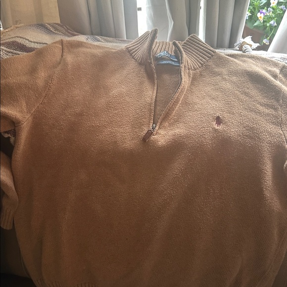 Polo Ralph Lauren Other - Polo Ralph Lauren Brown Zip-Up Sweater